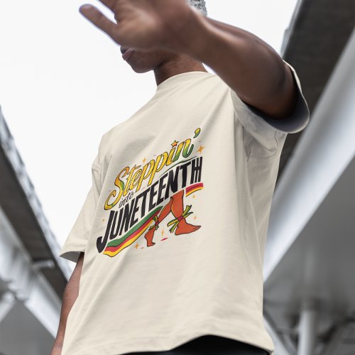 Stepping Into Juneteenth  T_Shirt