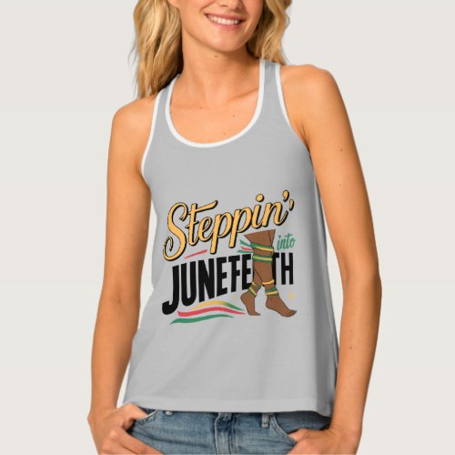 Stepping Into Juneteenth Tank Top