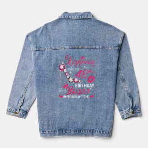 Stepping into my 48th birthday like a boss denim jacket