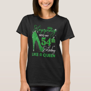 Stepping Into My 54th Birthday Gifts Womens High H T-Shirt
