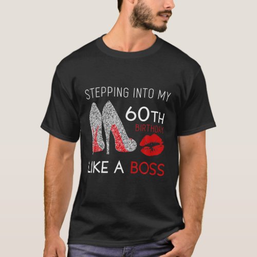 Stepping Into My 60Th Chapter 60 Birthday Womens G T_Shirt