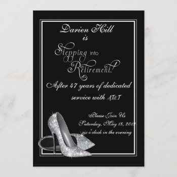 Stepping Into Retirement Invitation by AnnounceIt at Zazzle