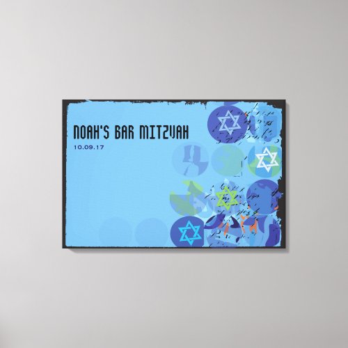 STEPPING STONES Bar Mitzvah Mitzvah Sign-In Board