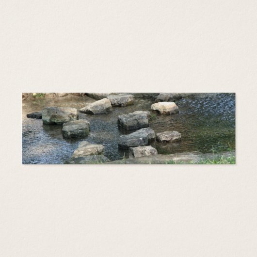 Stepping Stones Bookmark (Front)