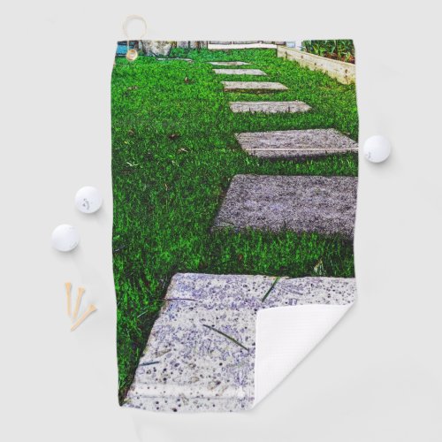 Stepping Stones by Shirley Taylor Golf Towel