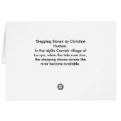'Stepping Stones' Card (Back Horizontal)