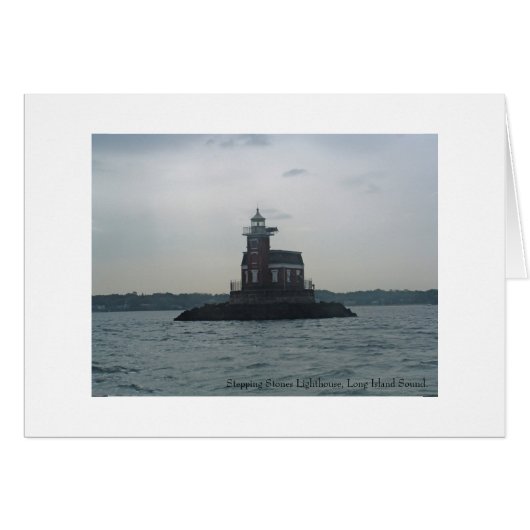 Stepping Stones Lighthouse, Long Isla... Cards (Front Horizontal)