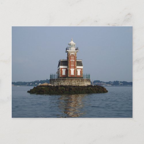 Stepping Stones Lighthouse _ Long Island NY Postcard
