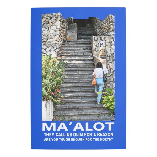 Steps Of Maalot Metal Print