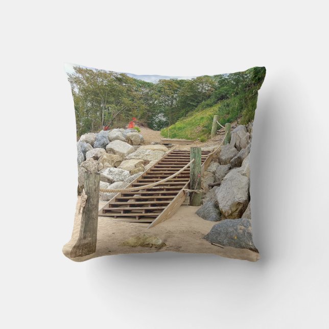 Steps of Renewal  Throw Pillow (Front)