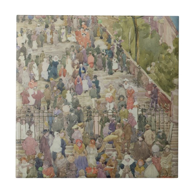 Steps of Santa Maria Aracoeli, Rome Tile (Front)