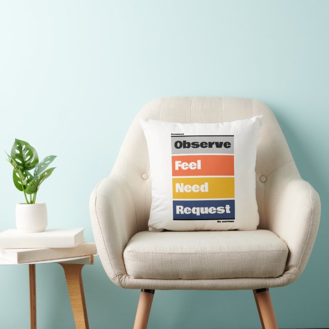 Steps to connection throw pillow (Chair)