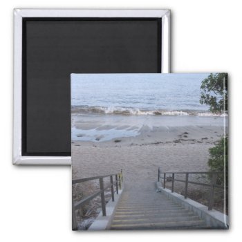 Steps To The Beach Magnet by DonnaGrayson_Photos at Zazzle