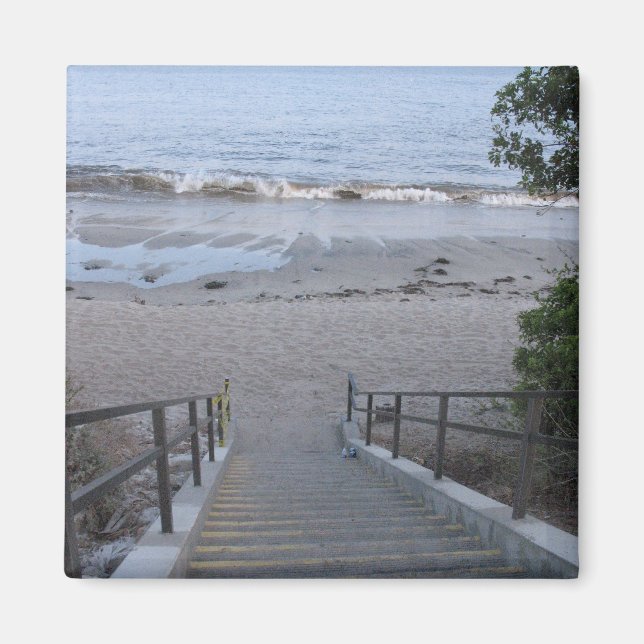 steps to the beach magnet (Front)