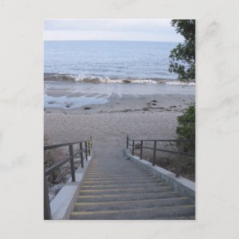 Steps To The Beach Postcard by DonnaGrayson_Photos at Zazzle