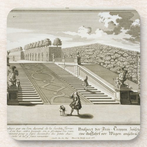 Steps to the garden terrace Belvedere Palace Vie Coaster