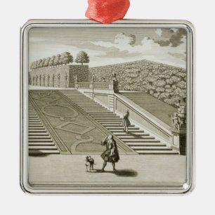 Steps to the garden terrace, Belvedere Palace, Vie Metal Ornament
