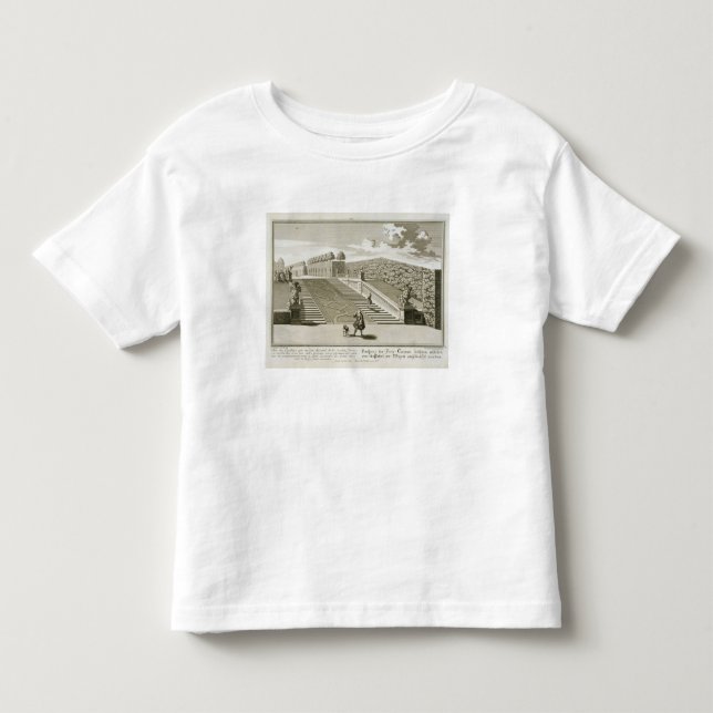 Steps to the garden terrace, Belvedere Palace, Vie Toddler T-shirt (Front)