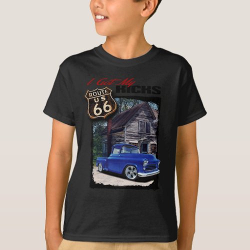 Stepside on Route 66 T_Shirt