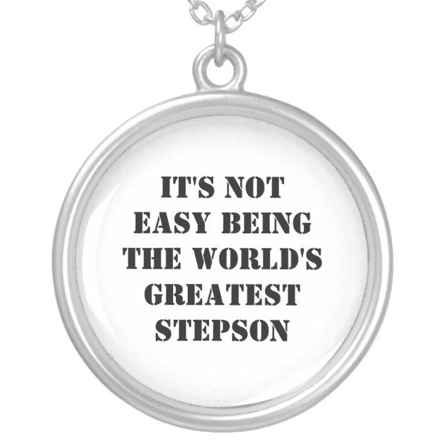 Stepson Silver Plated Necklace (Front)