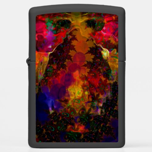 Stereo Trippin Psychedelic Abstract Zippo Lighter