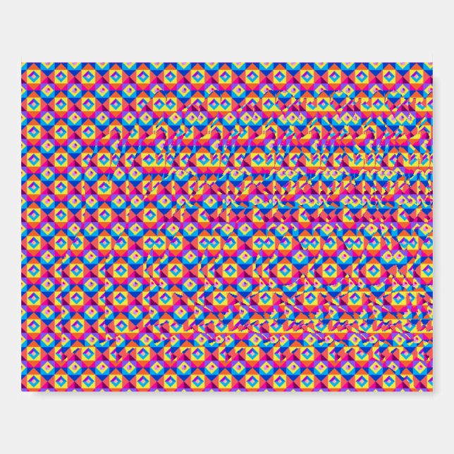 Stereogram Heart and Hands 3d poster (Front)