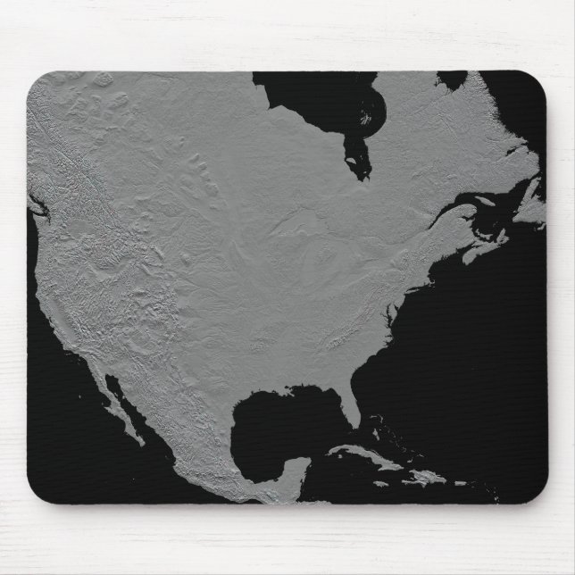 Stereoscopic view of North America 2 Mouse Pad (Front)