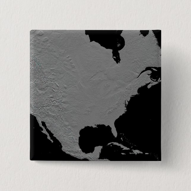 Stereoscopic view of North America 2 Pinback Button (Front)