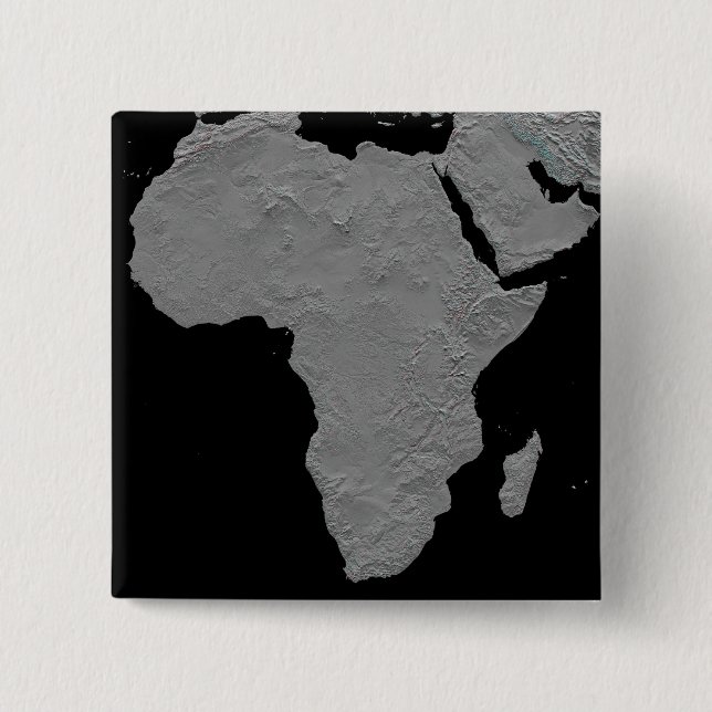 Stereoscopic view of North America Pinback Button (Front)