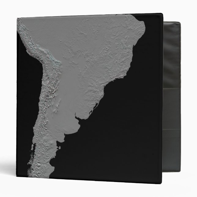 Stereoscopic view of South America 3 Ring Binder (Front/Inside)