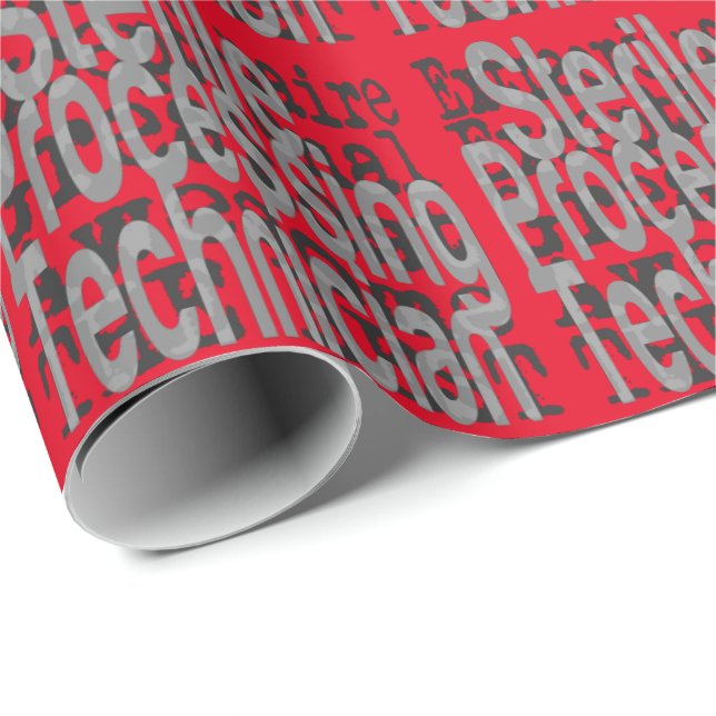Sterile Processing Technician Extraordinaire Wrapping Paper (Roll Corner)
