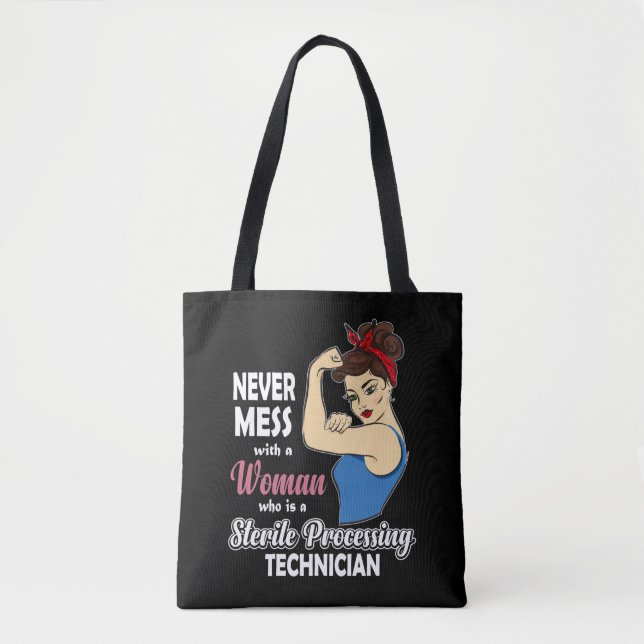 Sterile Processing Technician Gift Women Autoclave Tote Bag (Front)