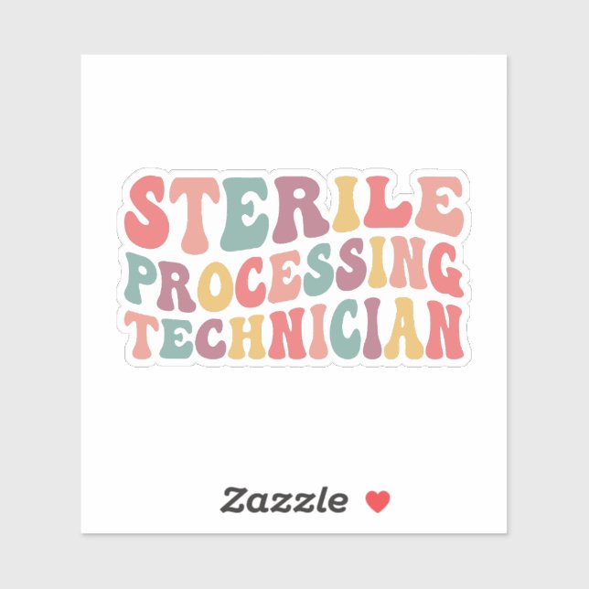 Sterile Processing Technician Sticker (Sheet)