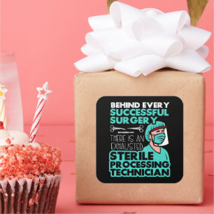 Sterile Processing Technician Tech Appreciation Square Sticker