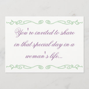 Sterilization Party Invitations