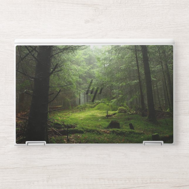 Sterious Forest HP Laptop Skin (Front)
