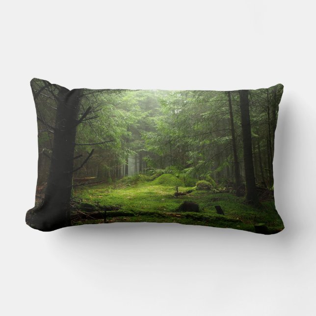 Sterious Forest Lumbar Pillow (Front)
