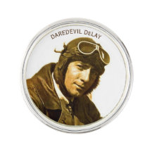 Sterling Daredevil DeLay - Lapel Pin