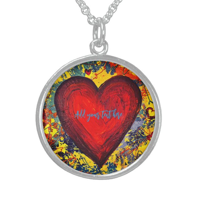 Sterling Heart Necklace (Front)