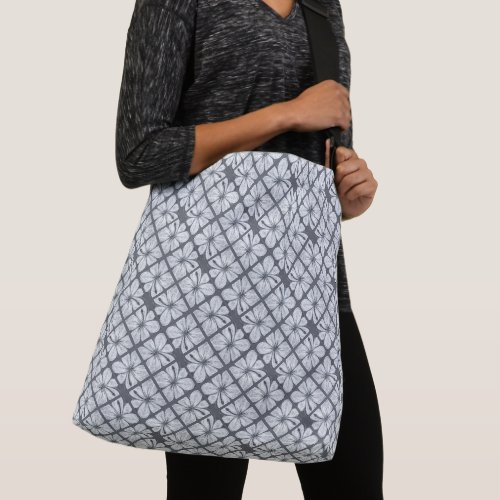 Sterling Hibiscus Pattern Crossbody Bag