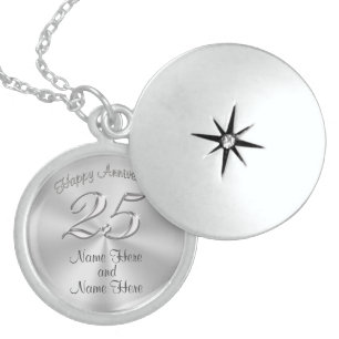 Sterling Silver Anniversary Gifts for Wife Necklace