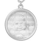Sterling Silver Baby Photo Necklace