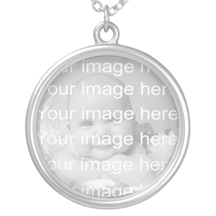 Sterling Silver Baby Photo Necklace Zazzle