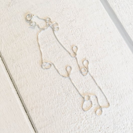 Sterling Silver Box Chain (Front)