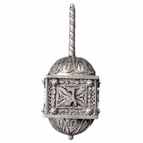 Sterling Silver Dreidel Ornament