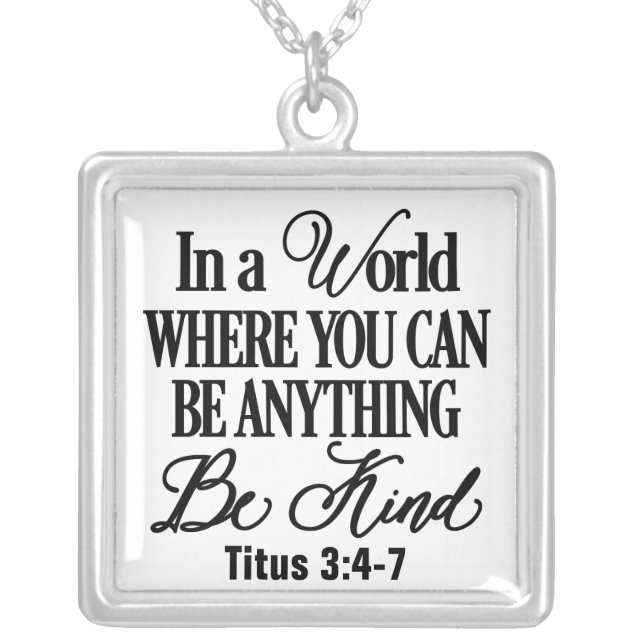 Sterling silver necklace (Front)