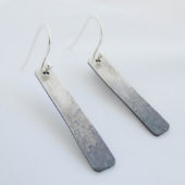 Sterling Silver Ombre Earrings (Front)