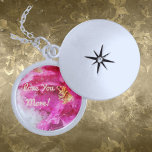 Sterling Silver Plated Love Locket Necklace<br><div class="desc">Beautiful locket necklace with pink floral background with saying "Love You More." 
A gift for her!

Plated with sterling silver. 
Charm diameter: 1.125"
Chain length: 18" with 2" extender
Lobster-claw clasp
Made in U.S.A.</div>