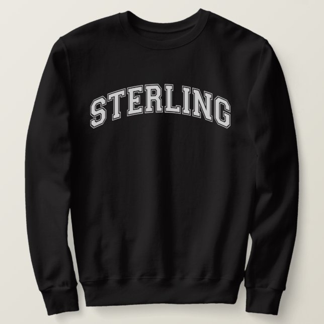 STERLING University-Style Sweater America College (Design Front)
