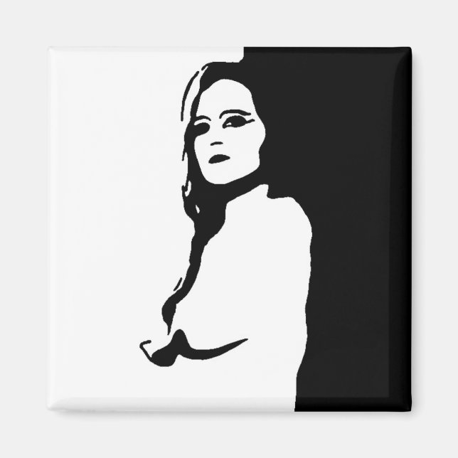 Stern Face Magnet (Front)